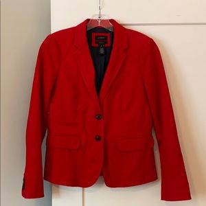 J Crew Linen Schoolboy blazer